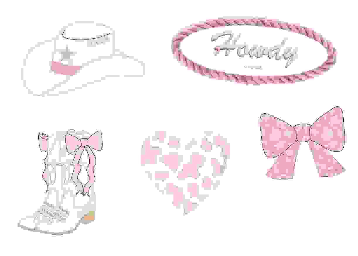 Crocs Rodeo Cowgirl 5PK Jibbitz Charms